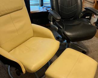 Ikea Sweden Chair + Ottoman  True Wellness Office Chair