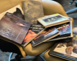 Collections of books:  on Wolves, Indian, the Artic....etc
