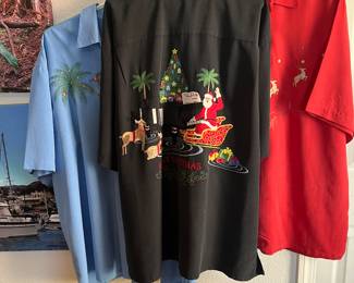 Tori Richard Xmas shirts (XL & L)