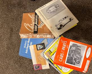 Vintage Chrysler Shop Manual, Chilton's Auto Repair Manual 1963, Cars & Parts June 1975, WDC News, ....