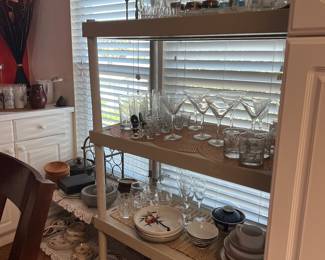 Crystal, dishes.....