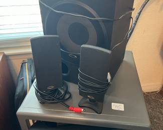 Acoustic Subroofer DC 15V.......pair of Acoustic  Speakers (9 inches)    Sentry fire protector safe