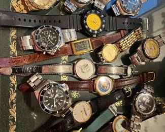 Watches...Lafayette, Triumph, Focus, Del Mar,Regatta, Croton, Seiko.....etc