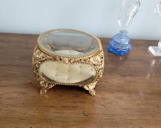 Antique French Victorian Jewelry Box
