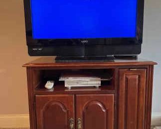 Vizio TV with Cabinet
