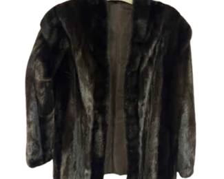 Black Mink Fur Jacket