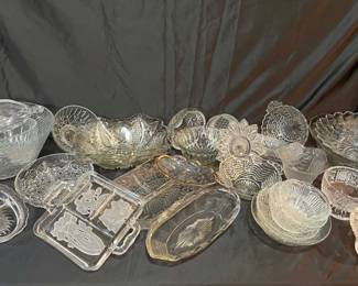 Pretty Glassware Lot