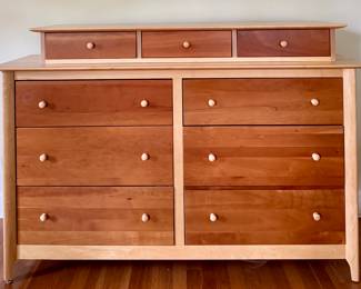 Copeland Furniture "Sarah" 6 Drawer Dresser & Accessory Case
