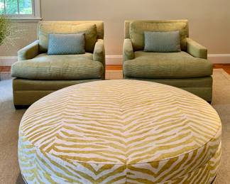 Kravet Furniture Oversized Ottoman