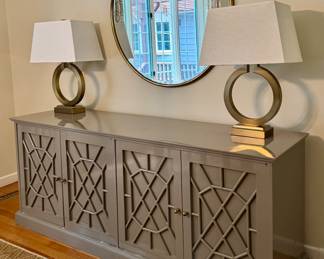 Fretwork Detail Sideboard