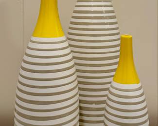 (3) Abstract Vases