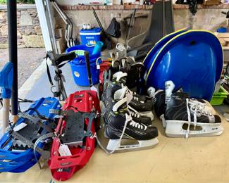 Snowshoes & Hockey Skates