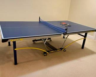 Stiga Ping Pong Table with Accessories - Buyer responsible for disassembly and removal