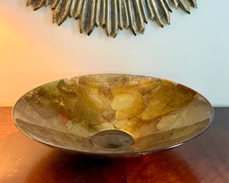 Decorative Gold Accent Bowl