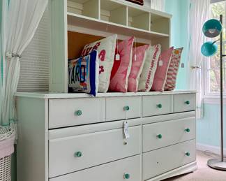 White Dresser with Storage
