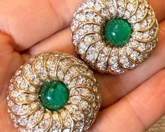 Vintage clip earrings