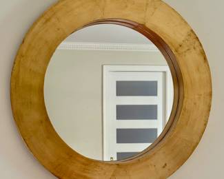 Comina Brushed Gold Metal Mirror