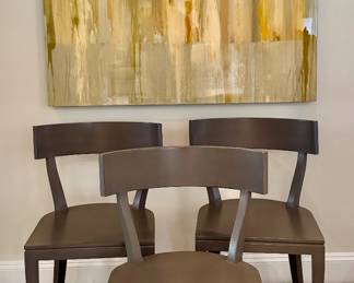 (3) Paynes Gray Redford House Thomas Side Dining Chair