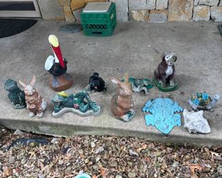 Lots of animal statuary