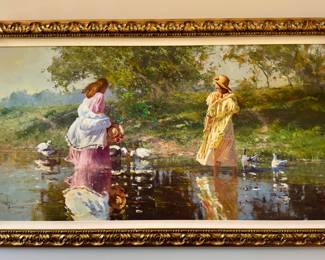 Oil on Canvas, Signed Robert Hagan 