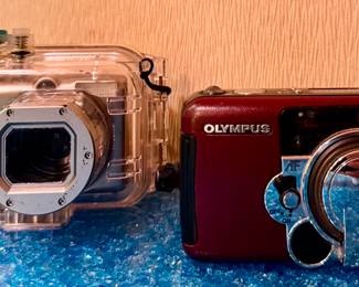 Canon WP-DC19 with Waterproof Case & Olympus Camera