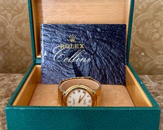 Rolex 18K Cellini Watch