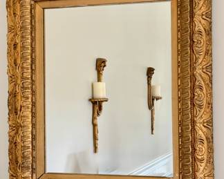 Ornate Gold Gilt Mirror