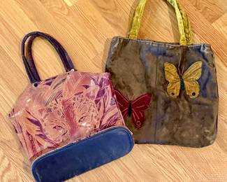 Leather & Velvet Bags
