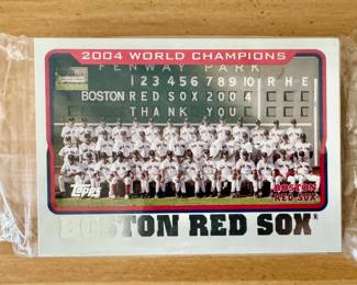 New 2004 Boston Red Sox Baseball Cards