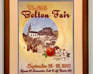 The 125th Bolton Fair Framed Poster