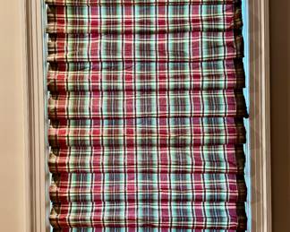 (2) Custom Roman Shades