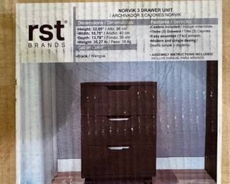 New rst Brands Norvik 3 Drawer Unit
