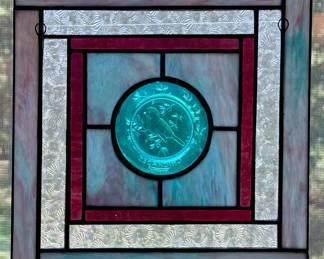 Stained Glass Hanging Panel
