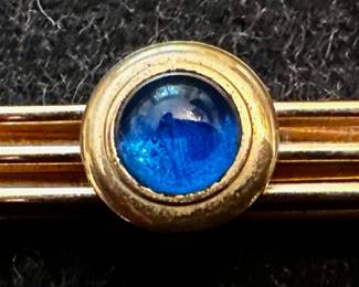 1940's Swank Gold Tone Tie Clip