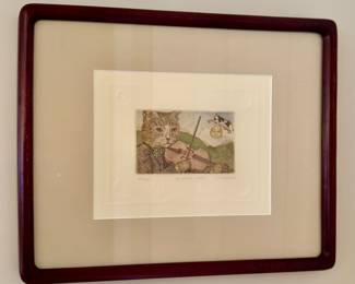 "Hey, Diddle, Diddle" Signed & Numbered Lithograph