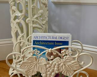 Wrought Iron Magazine Stand