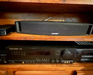 Bose VCS-10 Center Channel Speaker & Harman Kardon AVR 20 II Surround Sound Stereo Receiver