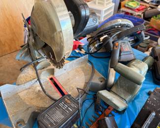 circular saw, hedge trimmer