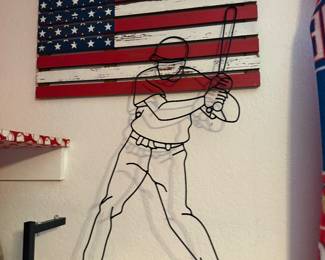 baseball wall decor