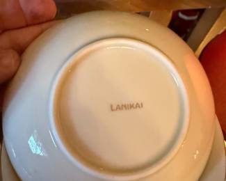 Lanikai bamboo china set