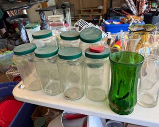 large Mason jars