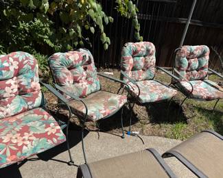 metal lawn chairs
