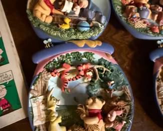 Bradford Exchange “Pooh’s Honeypot” Plates