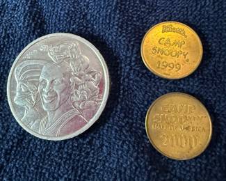space jam coin, camp snoopy coins