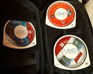 Universal Media Discs (UMDs) for the PlayStation Portable (PSP)