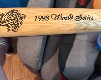 1998 World Series Baseball bat