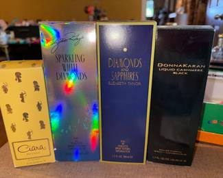 Ciara, Sparkling White Diamonds, Diamonds and Sapphires & Donna Karan Liquid Cashmere Perfume