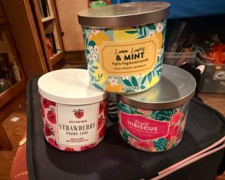 Bath and body works candles