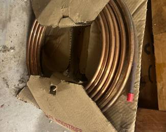Roll of HVAC copper