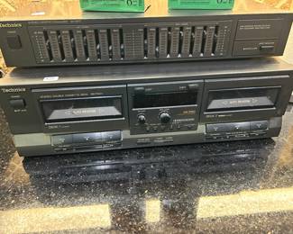 Technics equalizer, Technics double tape deck